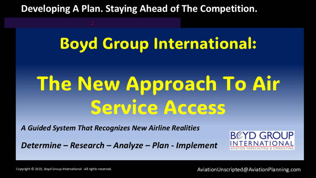 Air Service Development The New Approach To Airport Air Access Planning - Boyd Group International